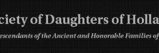Header image for Society of Daughters of Holland Dames
